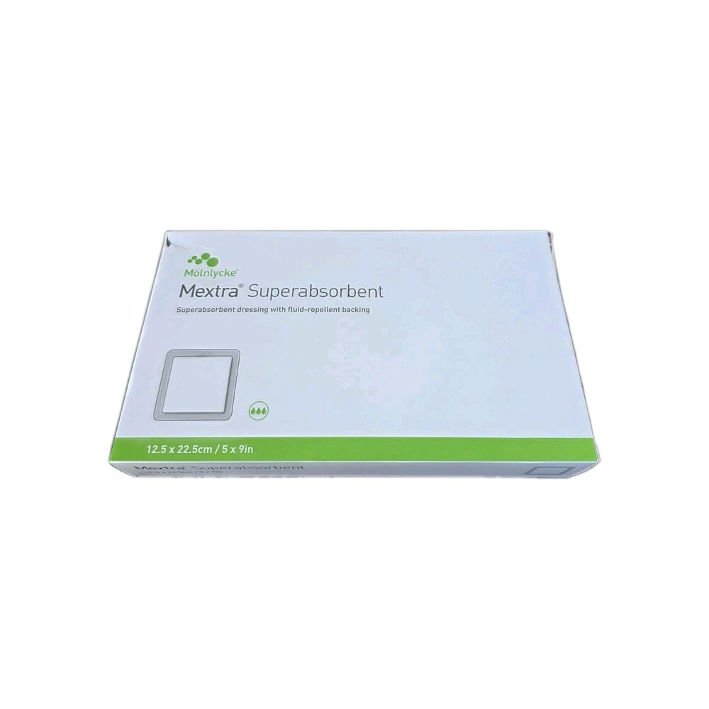 Mextra Superabsorbent Dressing 5 X9 In Box of 10 Ref 610200 Exp 2028